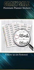 Nurse Planner Stickers for Diary Calendars, Journals and Scrapbooking