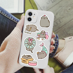 50pcs Cute Kawaii Chubby Cat Stickers Waterproof Decals for Kids DIY Gift