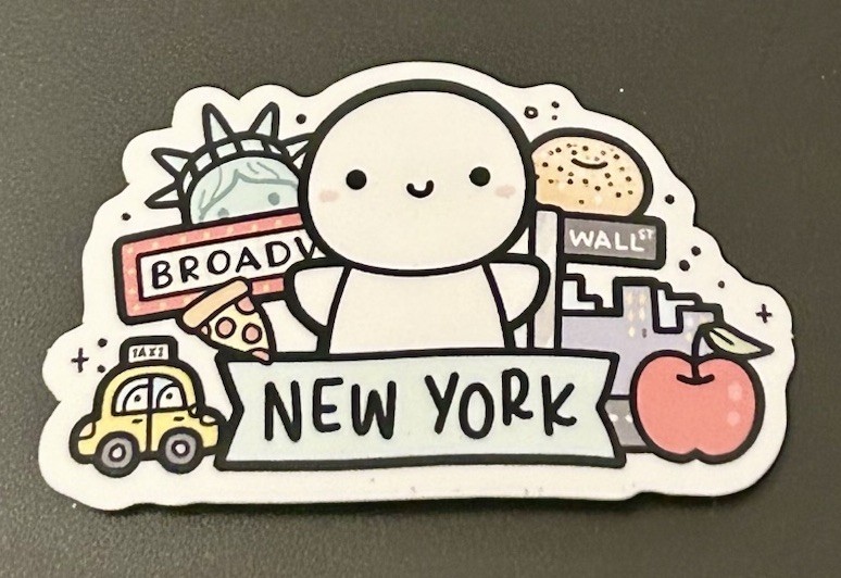 NEW TheCoffeeMonsterzCo New York Vinyl Sticker TCMC