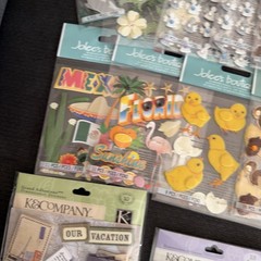 Lot of 15 Jolee’s Boutique K&Company Sticky Pix Scrapbooking