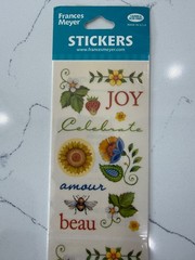 Frances Meyer Inc Stickers ~ Printemps ~ Four 2 1/2×4 1/2″ Sections 2 Sheets