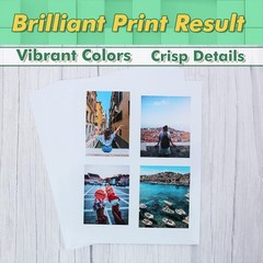 8.5×11 Glossy Sticker Paper for Scrapbooking & DIY Projects – 100 Sheets