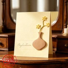 MCPOOX Flowers White Vase Cutting Die 2.4×2.2in Scrapbook