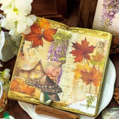 30X Woods Flower Scrapbook Paper Not Stickers Junk Journals Planner Wall Collage