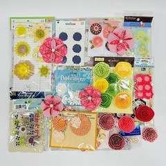 Lot Of 30+ Scrapbook Jolee’s Boutique + Jubilee + Other Gardening Flowers Bows