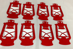 Tim Holtz Die Cuts * Rustic Lantern * 8 Sets * Black, Kraft or Red Cardstock
