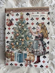 Junk Journal Handmade – Christmas Alice in wonderland
