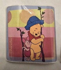 Vintage Smile Makers Winnie The Pooh Stickers Lot of 5 2.5 x 2.5 Inches