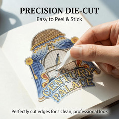 Aesthetic Sticker , 30 Sheets Matte & Tactile Finish – Vintage Journaling Scrapb
