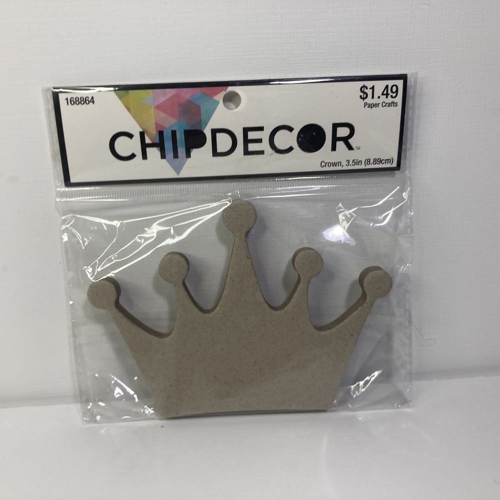 Chipdecor Crown Shape – 3.5”