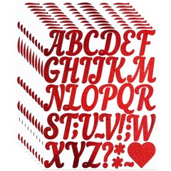 ZTXPRO 10 Sheets Letter Stickers, 2 Inch Self-Adhesive Cursive Vinyl Alphabet…