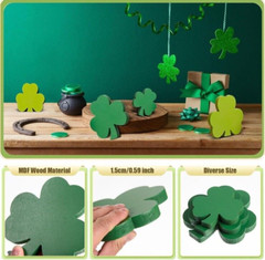 St. Patrick’s Day Shamrocks Six Piece￼ shamrock decoration
