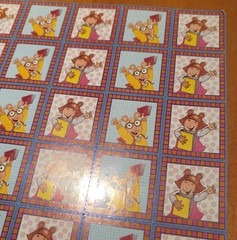 VINTAGE 1998 Scholastic PBS Arthur D.W. Reed Marc Brown Stickers