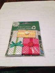 GIFTS PRESENTS The Card CONNECTION STICKERS BRIGHT NEW WRAPPED PACKAGES 3D