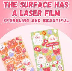 Korean polco deco cute sticker sheets surprise set of 10 grab bag pack kawaii
