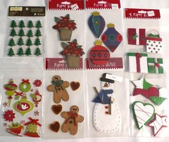 MIXED LOT OF 21 CHRISTMAS! JOLEE’S , BO BUNNY ,PAPER BLISS AND MORE! 194 PIECES!