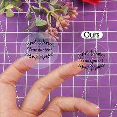 Printable Transparent Sticker Paper, Premium Clear Sticker Paper 8.5″ X 11″ (25