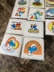 Peyo Smurfs Stickers Lot of 17 Vintage 80s new