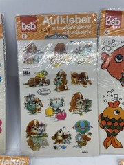 Vintage bsb Aufkleber Stickers Lot Of 7 Sealed Mushrooms Fish