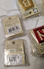 Huge Lot Scrapbooking Scrap Metal Letters Self Adhesive by Pressed Petals