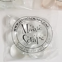 Lot 3 Magic Scraps Page Pebbles Clear Pink Scrapbooks Crafts New/Used -G