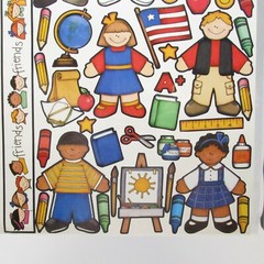 StickerKins Photo Safe Binder School Scrapbooking Crafts 2 Packages50+ Stickers