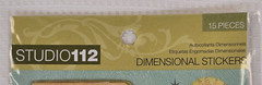 K & Co Studio 112 Vacation Stickers Embossed Scrapbooking Card Making