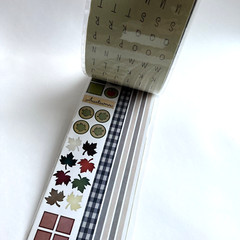 Jo Ann Scrap Essentials Autumn Fall Sticker Flip Pack Scrapbooking Cardmaking