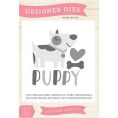 Echo Park Designer Dies PUPPY LOVE Steel Dies Scrapbooking
