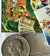 Vintage GAME OF LIFE Board Game Hasbro Jolee’s Boutique 3D Sticker Scrapbook Art