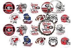 Bottle Cap Images (25mm) 1″ ~ Precut ~ Bulldogs Inspired Images ~ USA seller