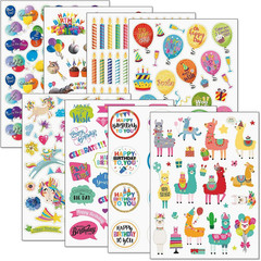 Year-Round Holidays Sticker Variety Pack – 6 Sheets, 202 Assorted Stickers