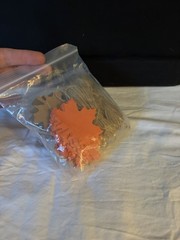Whaline Maple Leaf Die Cut Shapes with Twine, 150pcs, Brown Orange Yellow