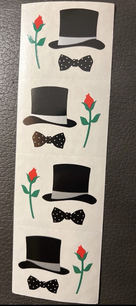 Mrs. Grossman’s Stickers Wedding Formal Top Hat