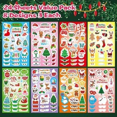 399PCS Christmas Stickers for Kids, Merry Christmas Stickers for Envelopes Cards