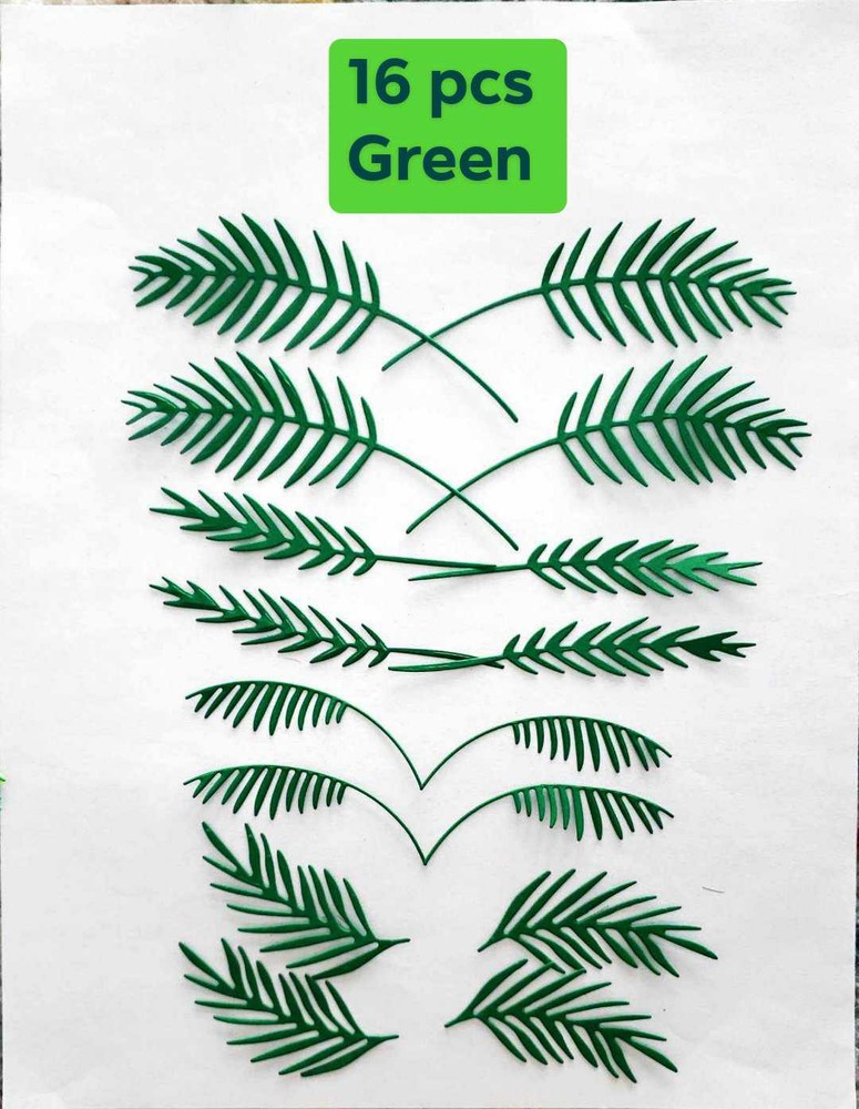 TROPICAL PALM LEAVES PAPER DIE CUT FOR SCRAPBOOKING CARDMAKING EMBELISHMENT