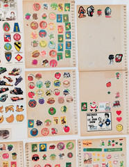 Vintage 1980s Stickers Lot With Mello Smellos Sticker Album Scratch & Sniff