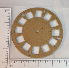 Tim Holtz Die Cuts * Picture Wheels * Set of 12 * White, Kraft or Chipboard