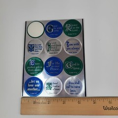 300 Bible Verse Stickers 2 Styles Scroll Metallic Sunday School Stocking Stuffer