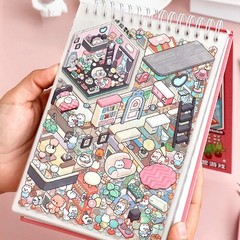 Miniature Scene 3D Sticker Collection DIY House Sticker Make Your Own Store/Room