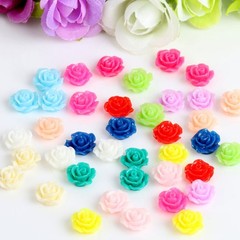 50 Pcs Scrapbook Supplies Crafting Materials Small Flowers for Scrapbooking