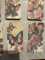 6JunkJournal Tags, Junk Journal Supplies, Scrapbooking, butterfly tags