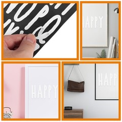 6 Sheets Self Adhesive Alphabet Stickers Business Letter Decals Mailbox