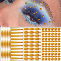 1792PCS Gem Stickers Self-Adhesive Face Jewelry Stickers, Acrylic Gems DIY Craft