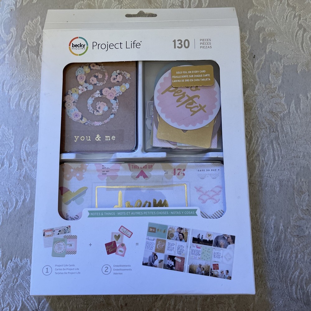 BN Project life Notes and things edition 130 pces journaling cards Item #380373
