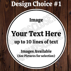 CUSTOM BUSINESS 3″ ROUND STICKERS SEALS LABELS THANK YOU SCRATCH RESISTANT
