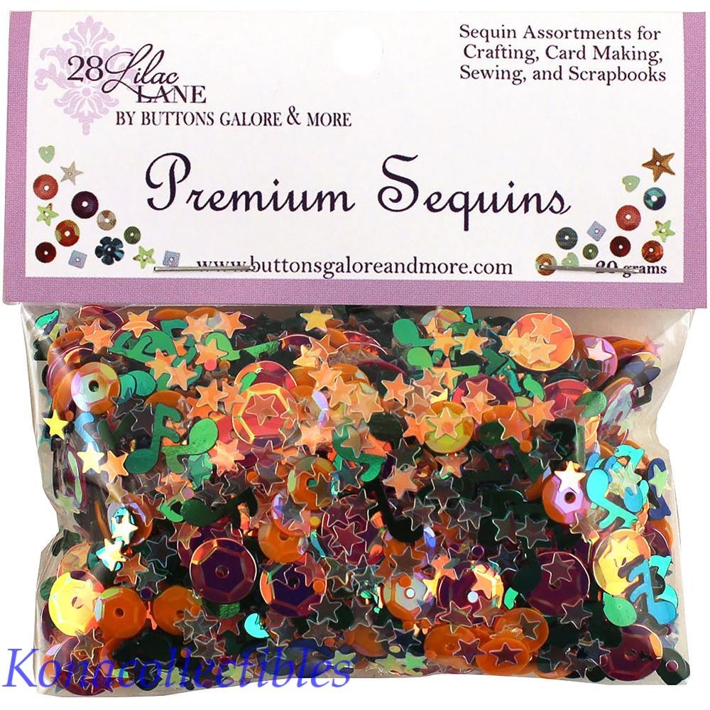 28 Lilac Lane Premium Sequins 20g POP Shaker cards! Halloween, Masquerade