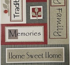 Pebbles Inc Family Time Sampler Cardstock Stickers Tidbits Words Quotes Titles