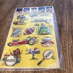 Mark Vintage NOS Celebrity Stickers Self-Adhesive/Removable by Mark I
