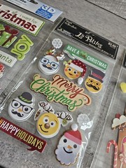 Sticker Lot Christmas Scrapbooking 3D Stickers Holiday Winter RARE Jolee’s #138